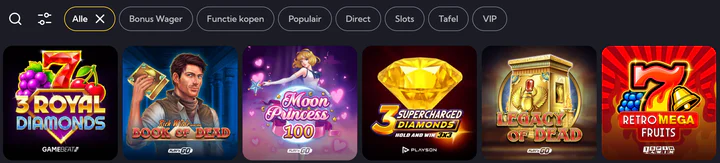 Populair aanbod van online casinospellen bij Lambabet Casino